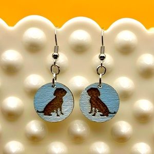 Handcrafted Beagle Earrings